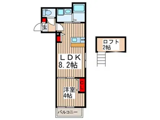 エテルナ谷塚【3階】の間取り
