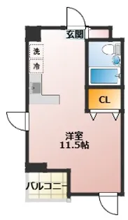 第2エクセルねり善【2階】の間取り