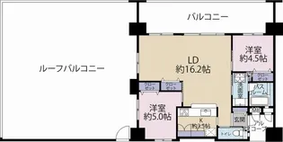 プレミアムコート浦添勢理客【14階】の間取り