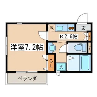 メゾン ド G【2階】の間取り