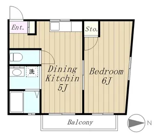 ガーデンビュー石神E【2階】の間取り