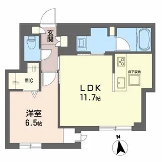 グランプレイス【1階】の間取り