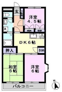 グレースキャビン【3階】の間取り