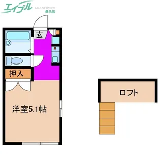 レーベンハイムII【1階】の間取り