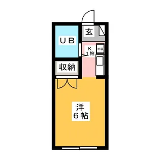 レジデンス鵠沼【1階】の間取り