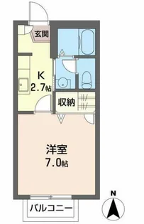 レルージュ【2階】の間取り