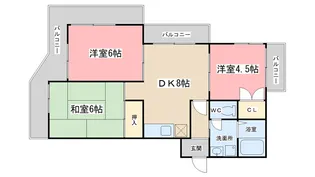 エクセレント林【3階】の間取り