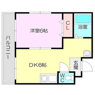 メイト瑞光【3階】の間取り