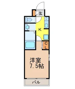 雪見ハイツ【3階】の間取り