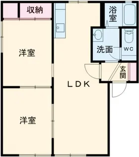 サンライズ III【2階】の間取り