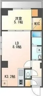 スペチアーレ・プリーモ【8階】の間取り