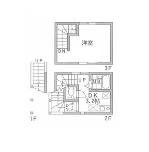 ヴィラ仲六郷【2階】の間取り
