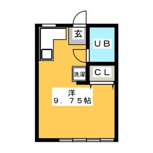コーポイレブン【1階】の間取り