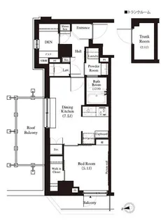 アーバンパーク江古田の森【5階】の間取り