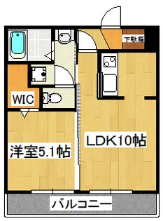 エクシードKS【2階】の間取り