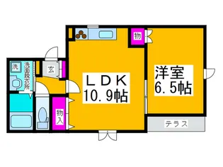 SUNDEK【1階】の間取り