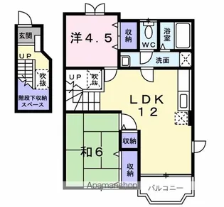 レジデンス北泉 B【2階】の間取り
