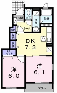 風琳館 II【1階】の間取り