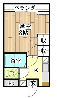 ウィロー村田屋【3階】の間取り