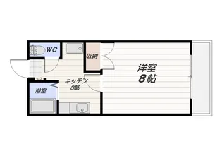 シェラトンハウス【5階】の間取り