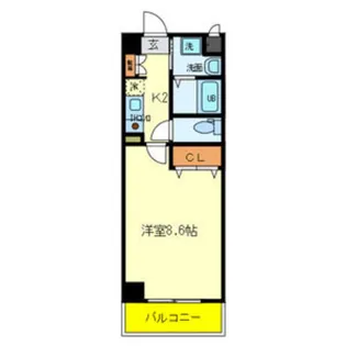 ロータス北花田【2階】の間取り
