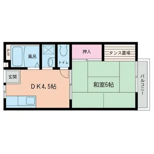 乙幸ハウス【2階】の間取り