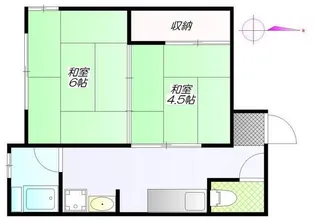 英第二マンション【3階】の間取り