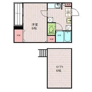 レガリータ薬院【2階】の間取り
