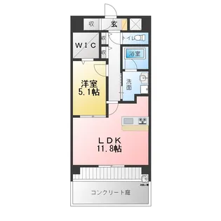 Shario【1階】の間取り