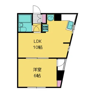コーポ野口【3階】の間取り