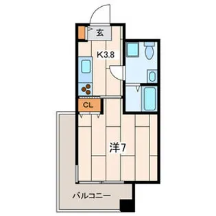 ローズマンションR&A【3階】の間取り