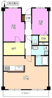 Twinマンション東和【6階】の間取り