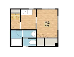 ウィング片淵【1階】の間取り