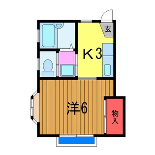 サリオカーラ【2階】の間取り