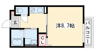 ロイヤルハイツ黒川町【1階】の間取り