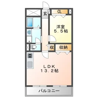 レジデンス野村【3階】の間取り