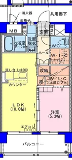 アンジェラ【5階】の間取り