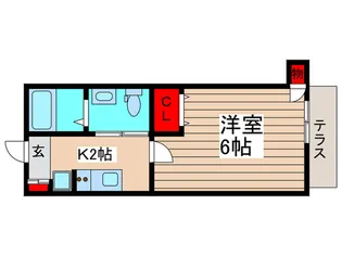 バフェット船橋【1階】の間取り