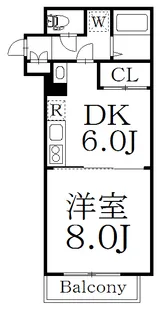 ピースフル桃が丘【2階】の間取り