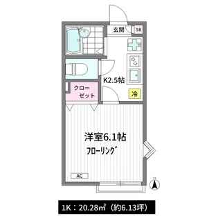 フィオレンテ桜台【2階】の間取り