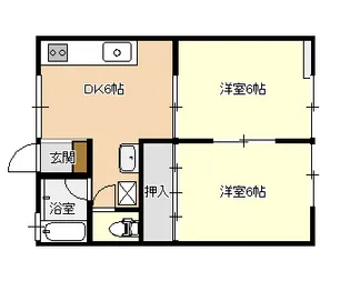 オレンジペコ【1階】の間取り