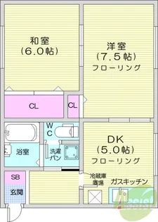 セゾンハイム【2階】の間取り