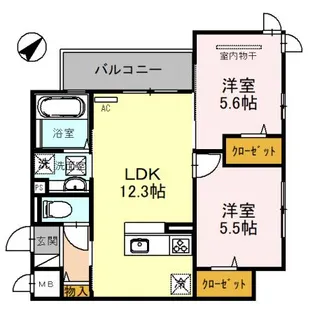 メゾン春日【2階】の間取り