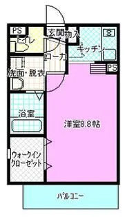 コアノス荒子【2階】の間取り