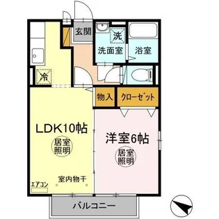 ロイヤルヴィラIII【2階】の間取り