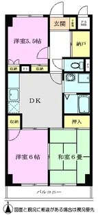 VIEW CITY【6階】の間取り