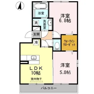 リベールIII【2階】の間取り