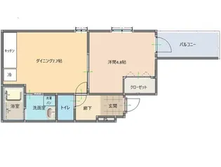 メゾンドリラ【2階】の間取り