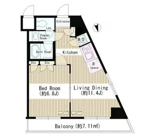 アルテリア方南町【4階】の間取り