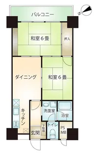 ハイネス来の宮熱海グリーンサイド【4階】の間取り